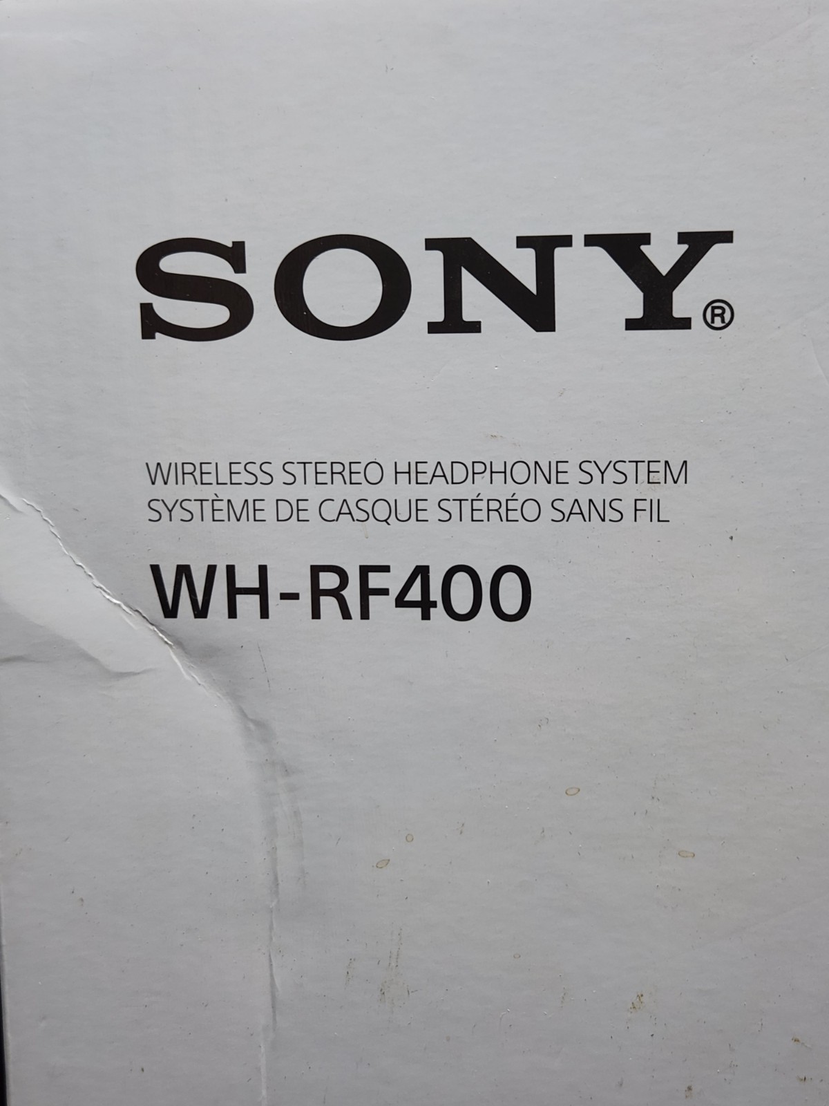 Sony RF400 Wireless Home Theater Headphones for TV Watching (WHRF400)