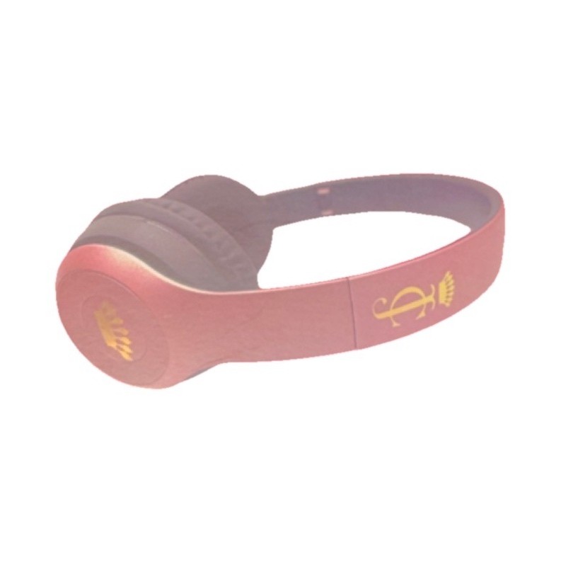 Juicy Couture Bluetooth Headphones Pink Gold Comfort Cushioned Adjustable