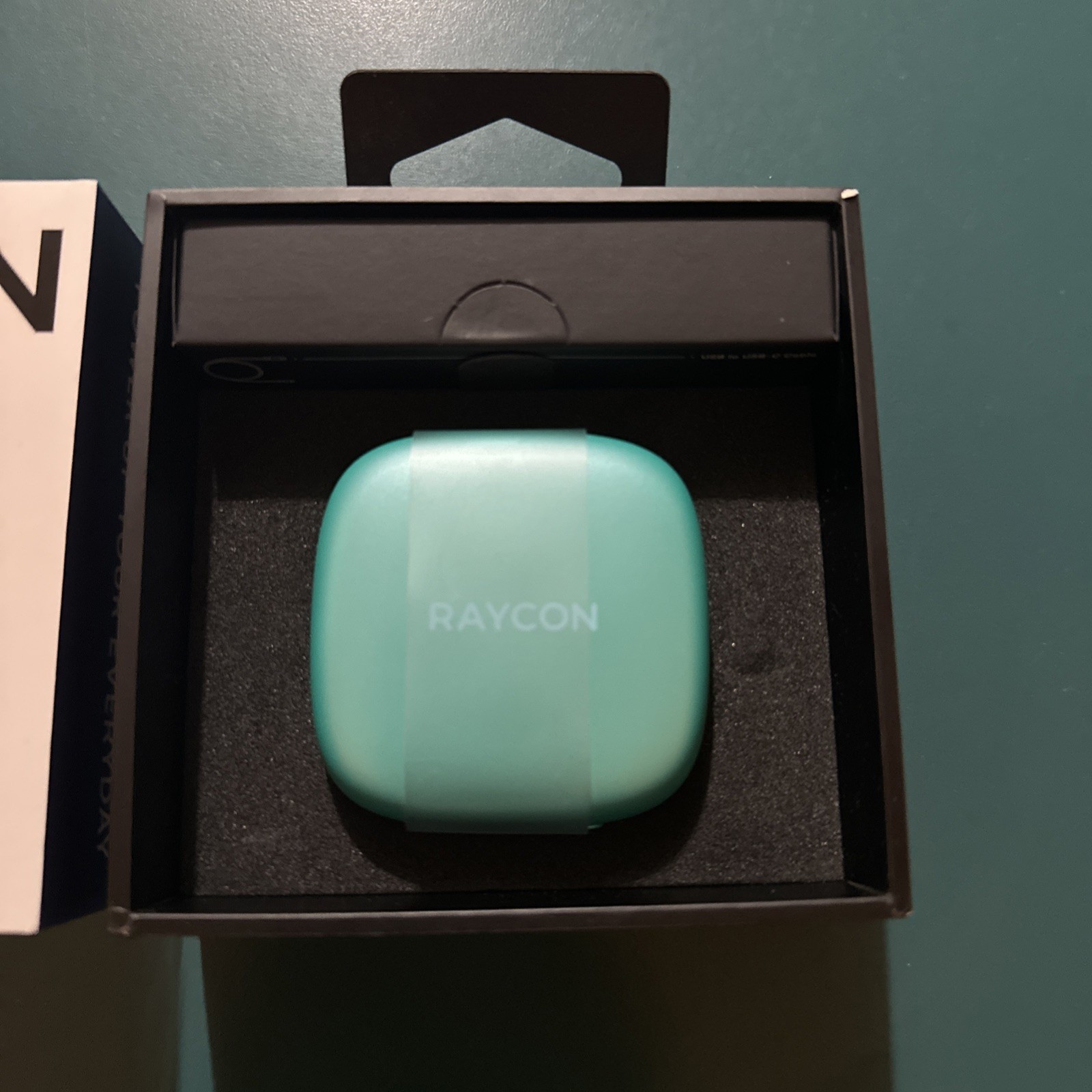 Raycon Essential Open Bluetooth Earbuds Mint Green Sky Blue RB0715-25E-MIN