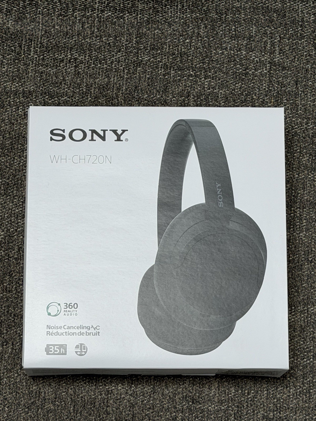 Sony WH-CH720N Noise Canceling Wireless Headphones, Mic, Alexa Built-in, Black