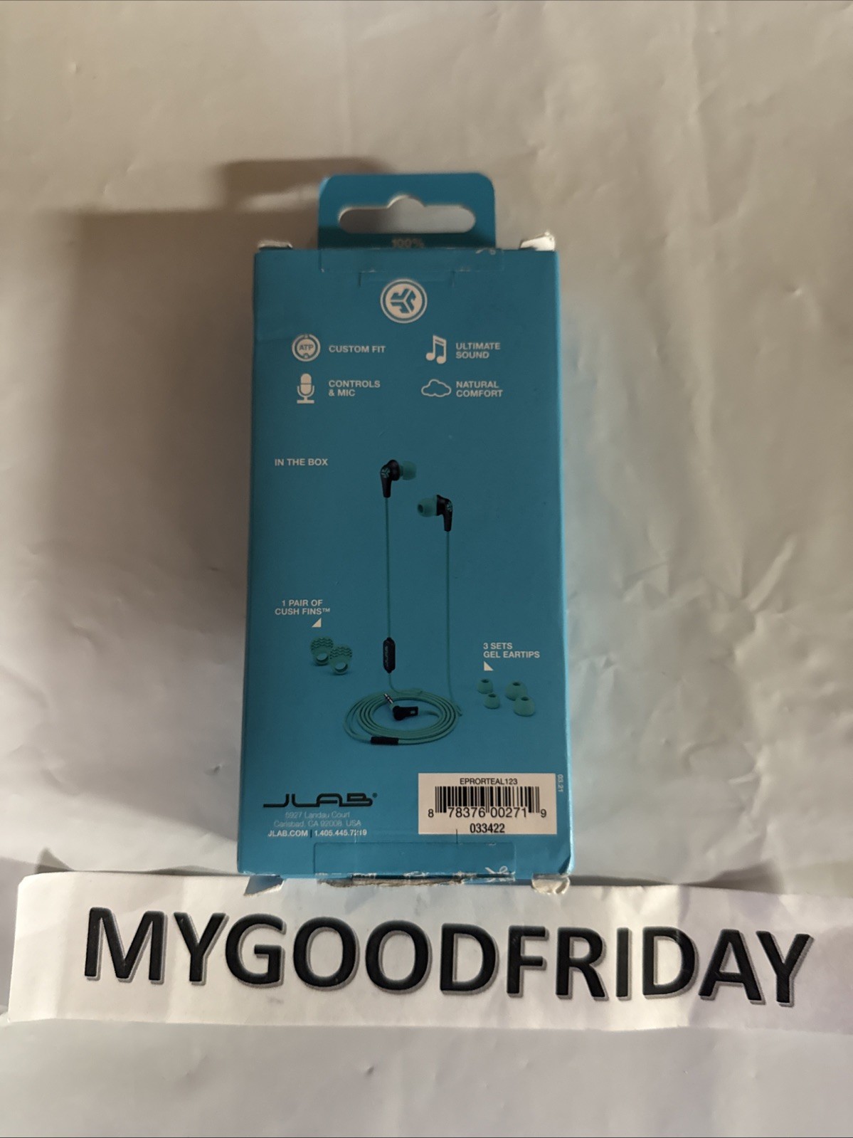 NEW! JLab JBuds Pro Signature Earbuds – Teal Wired Headphones. FAST SHIP