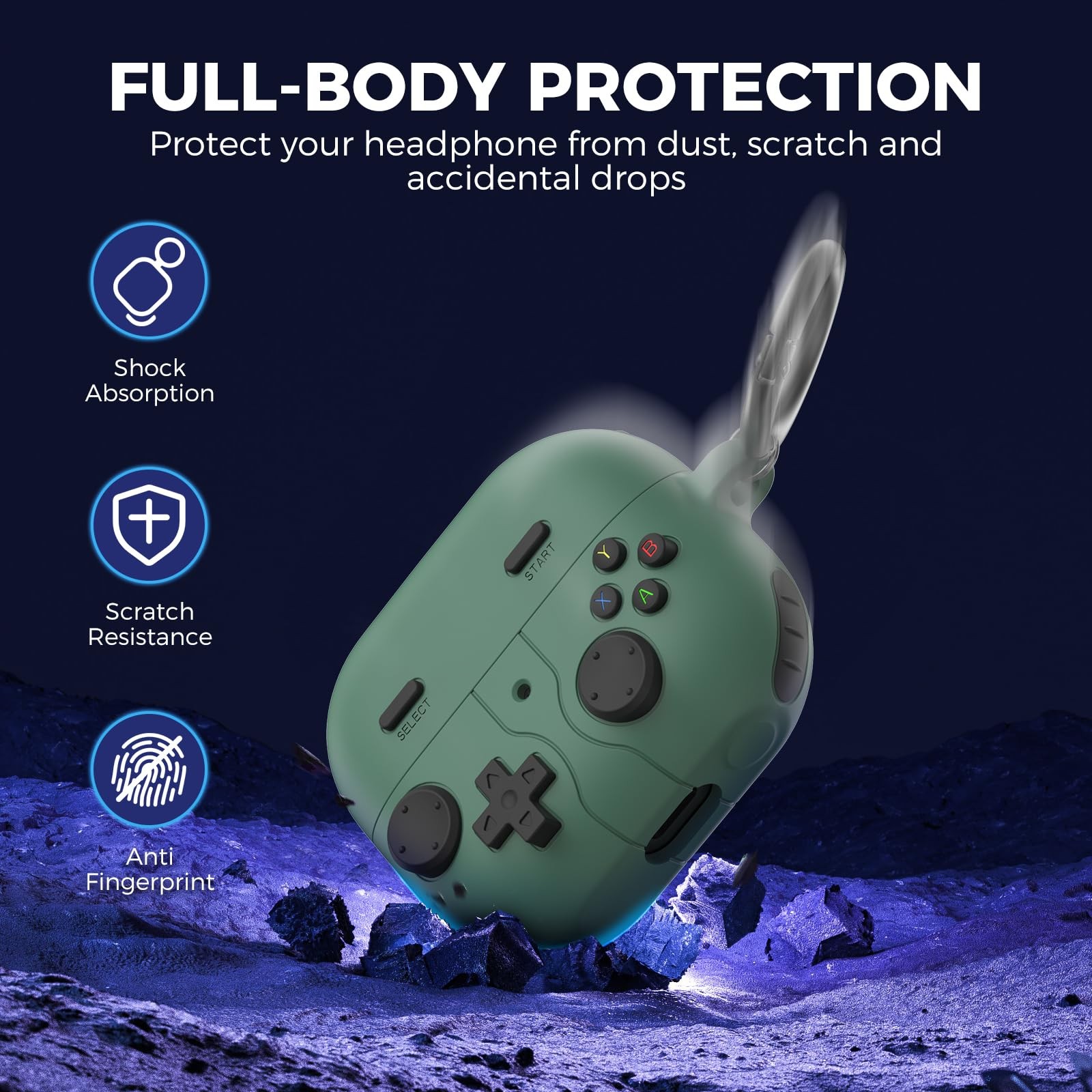 AhaStyle Silicone Case for Samsung Galaxy Buds 3 FE/Galaxy Buds3 Pro/Buds 3 | wi
