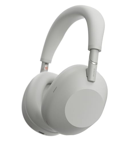 Sony WH-1000XM6 The Best Noise Canceling Wireless Headphones – Platinum Silver