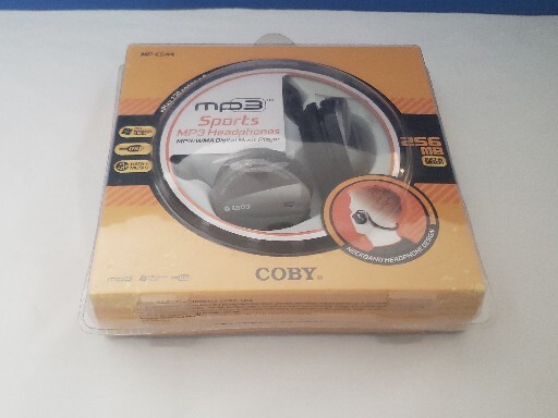 Vintage Coby MP3 Sports Headphones MP-C544 256 MB New Sealed