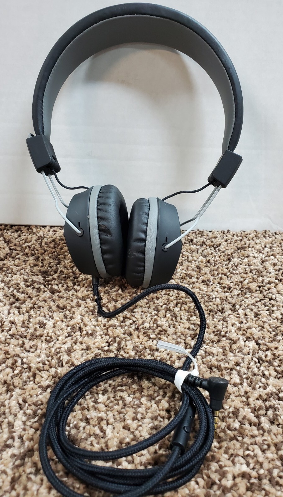 JLab Neon Folding On-Ear Headphones | Black | Wired | Folding Headphones Works