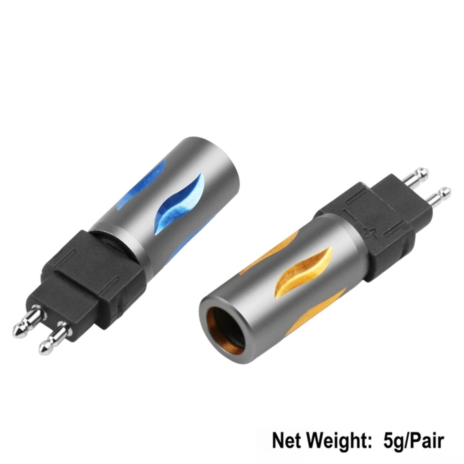 2 Pins Headphone Plug Plated Earphone Adapter for O9K89191