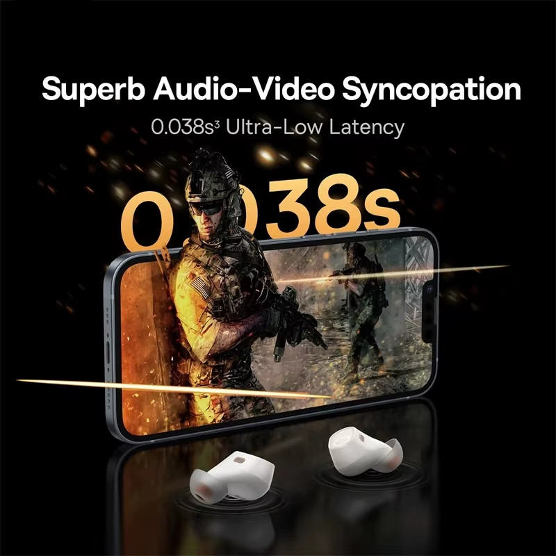 WM03 Wireless Earphones TWS Bluetooth 5.3 Headphones,Comfortable Wear,38 hours L