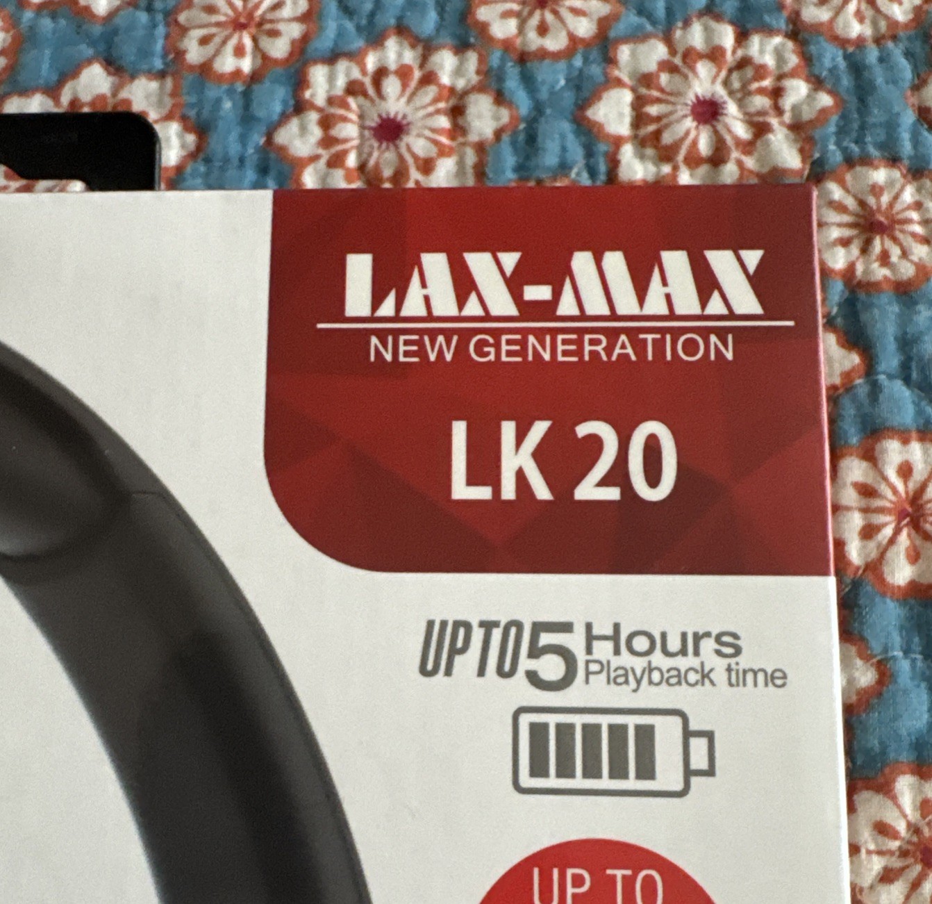 LAX-MAX LK 20 Wireless Headphones RGB Light Rotating Retractable Soft Cushion
