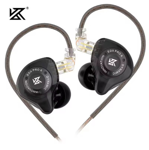 KZ EDX Pro X Wired IEM Earphones Dynamic Driver HiFi Bass Sound