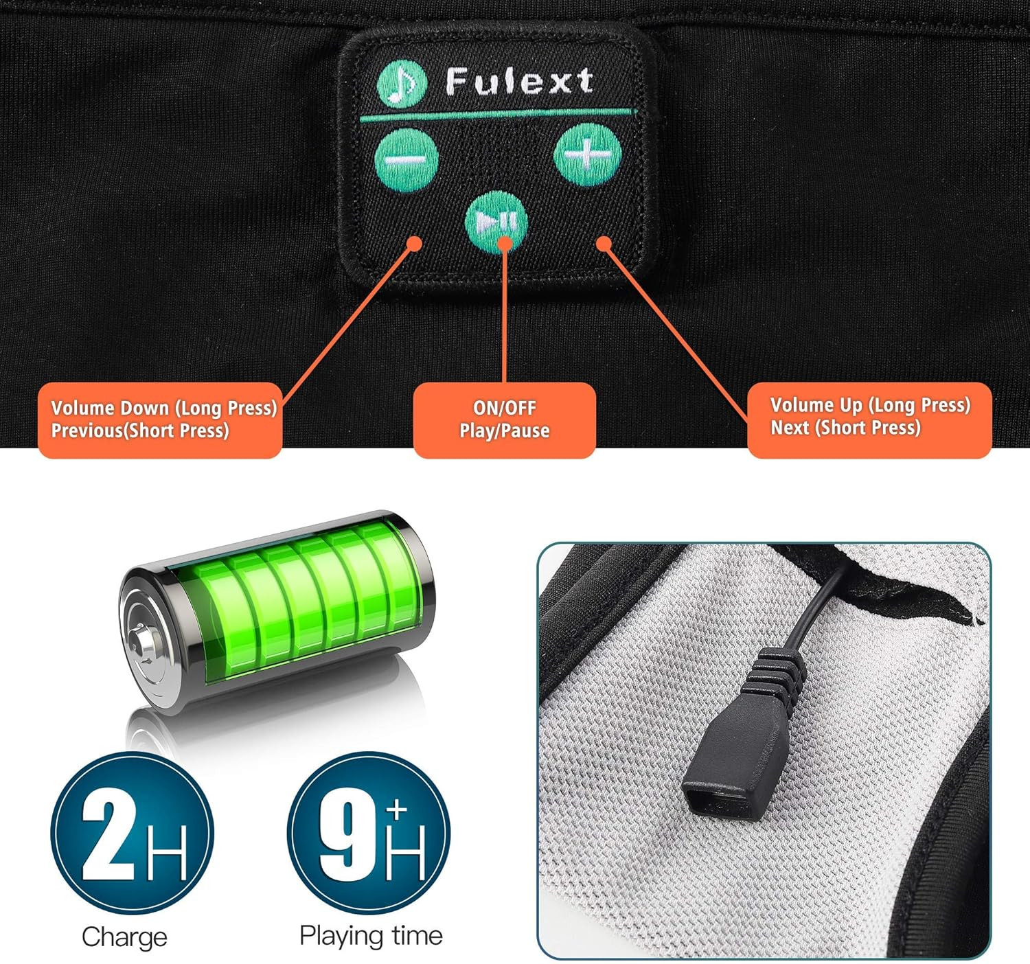 Bluetooth Sleep Headphones Headband for Comfort During Yoga and Workouts