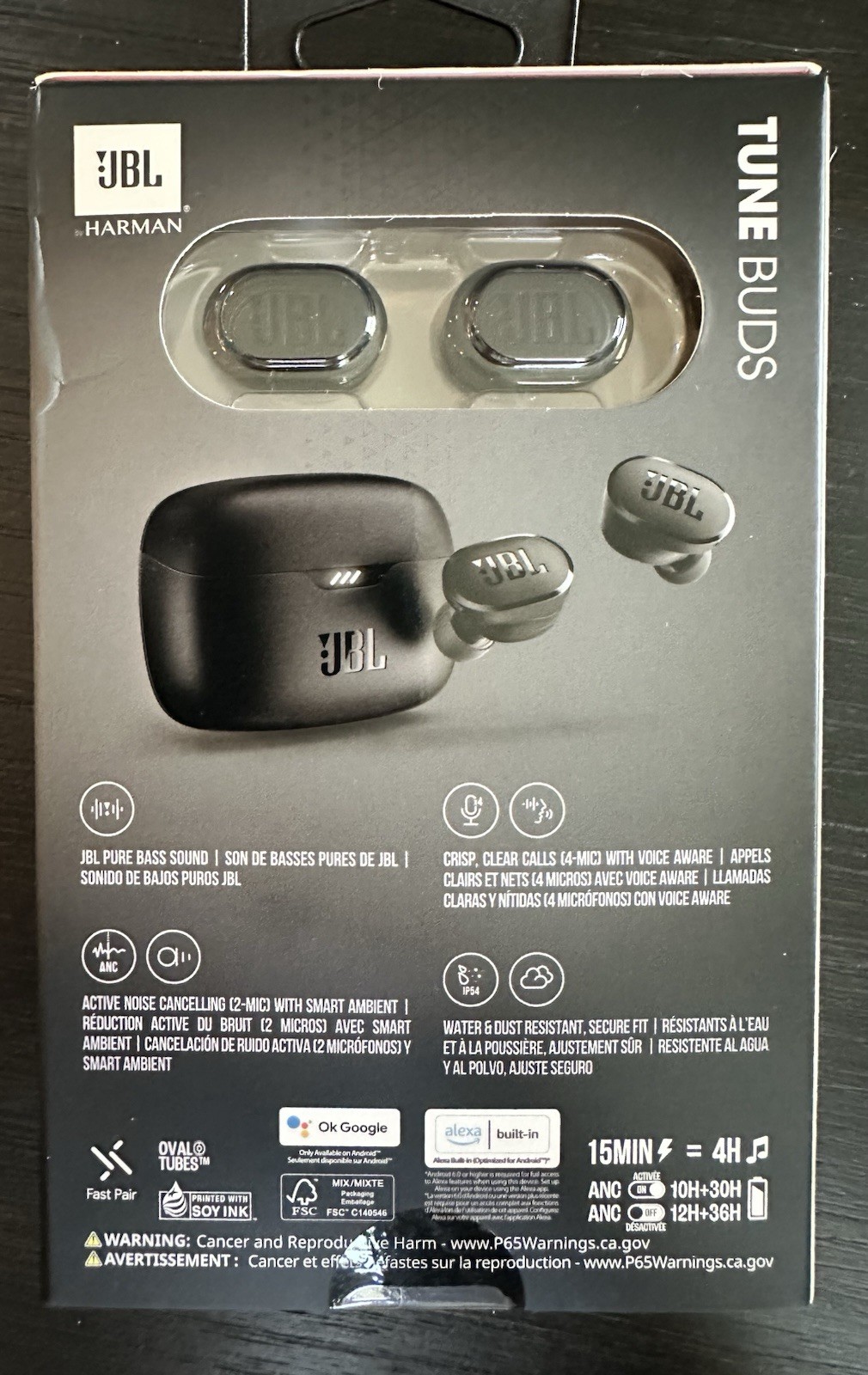 JBL Tune Flex True In Ear Wireless Earbuds – Black NEW SEALED. Free Shipping