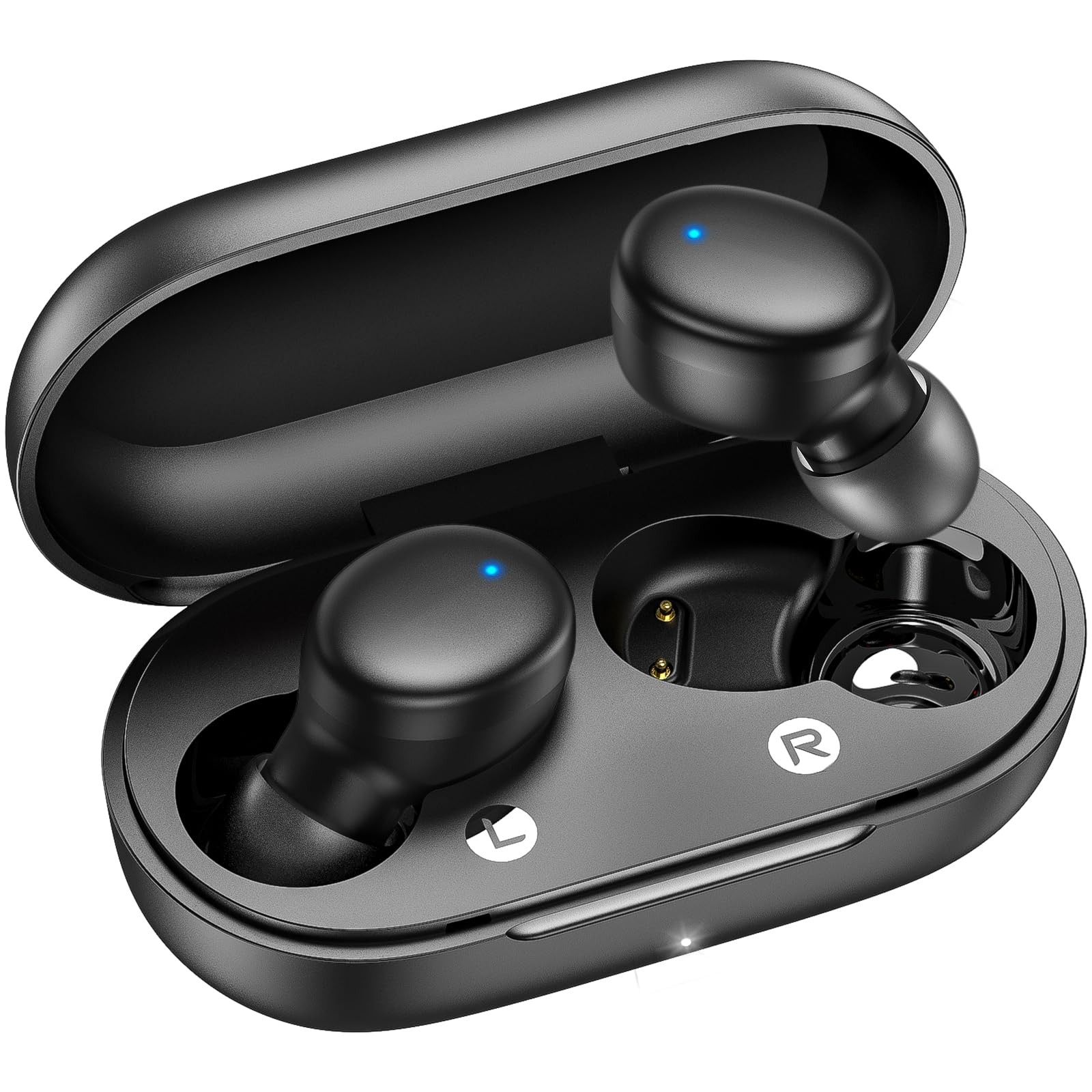 Wireless Earbuds Bluetooth 5.3 Deep Bass In Ear Headphones with Mic for Sports