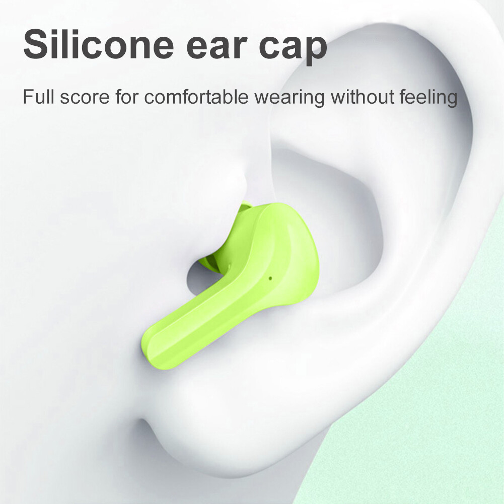 TWS Transparent Earphones LED Digital Display Wireless Bluetooth Stereo Earbuds
