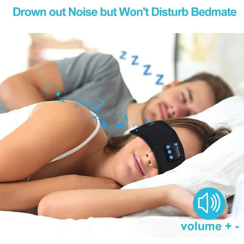 Fone Bluetooth Earphones Sports Sleeping Headband Elastic Wireless Headphones Mu