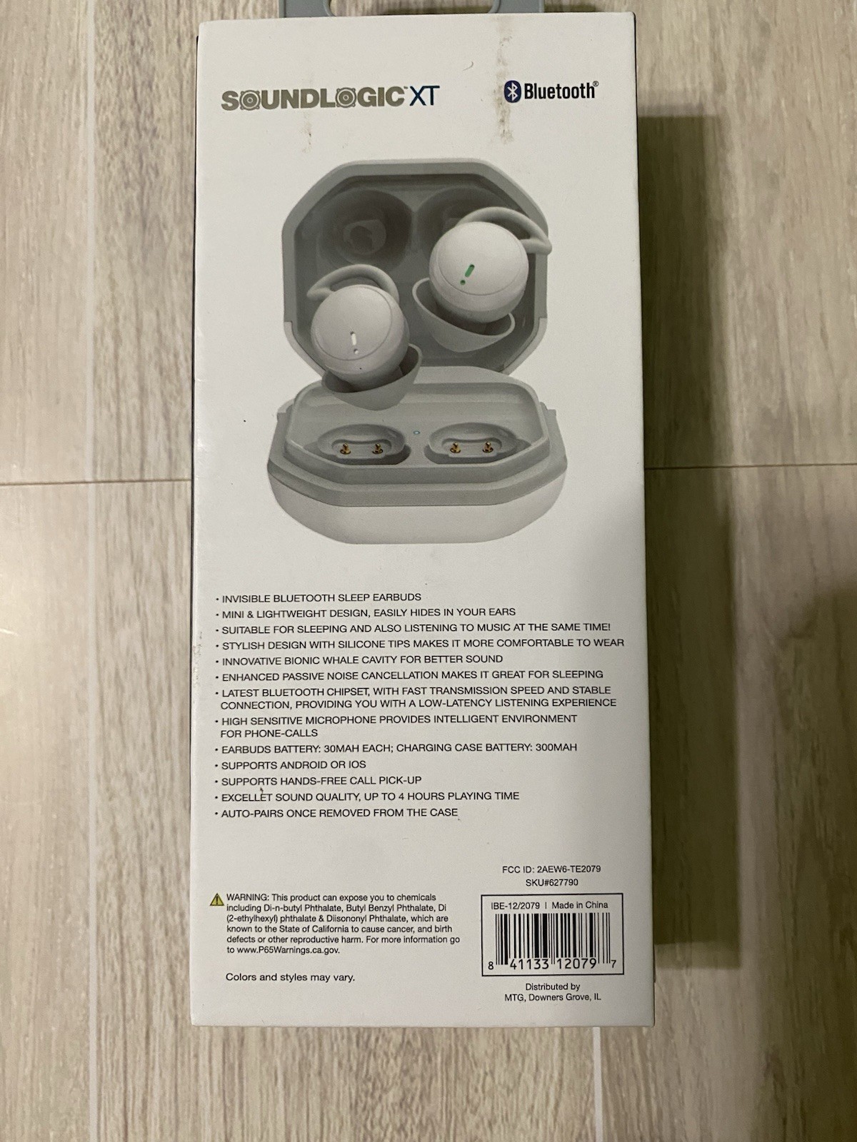 Soundlogic XT Bluetooth Stereo Earbuds with Built-In Microphone Multiple Colors