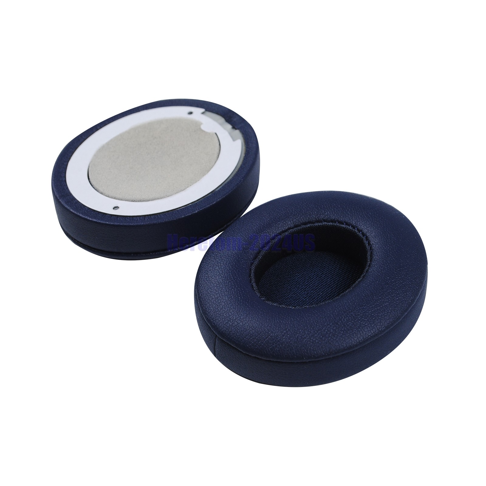 1 Pair Ear Pads Cushion For Beats Dre Solo 2 3 Headphones Replacement Dark Blue
