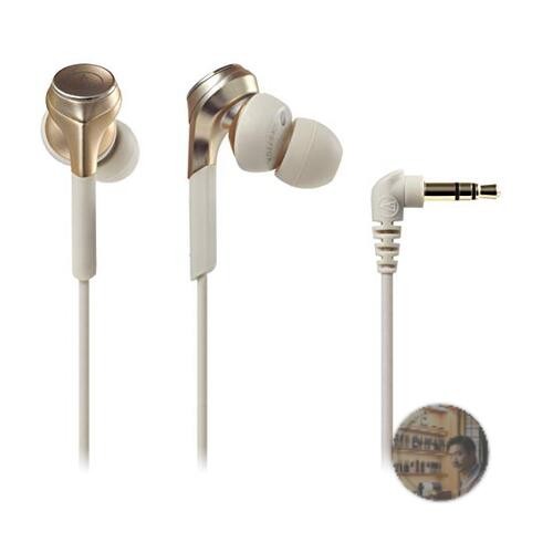 Audio-Technica ATH-CKS770X SOLID BASS Wired In-Ear Headphones Champagne Gold