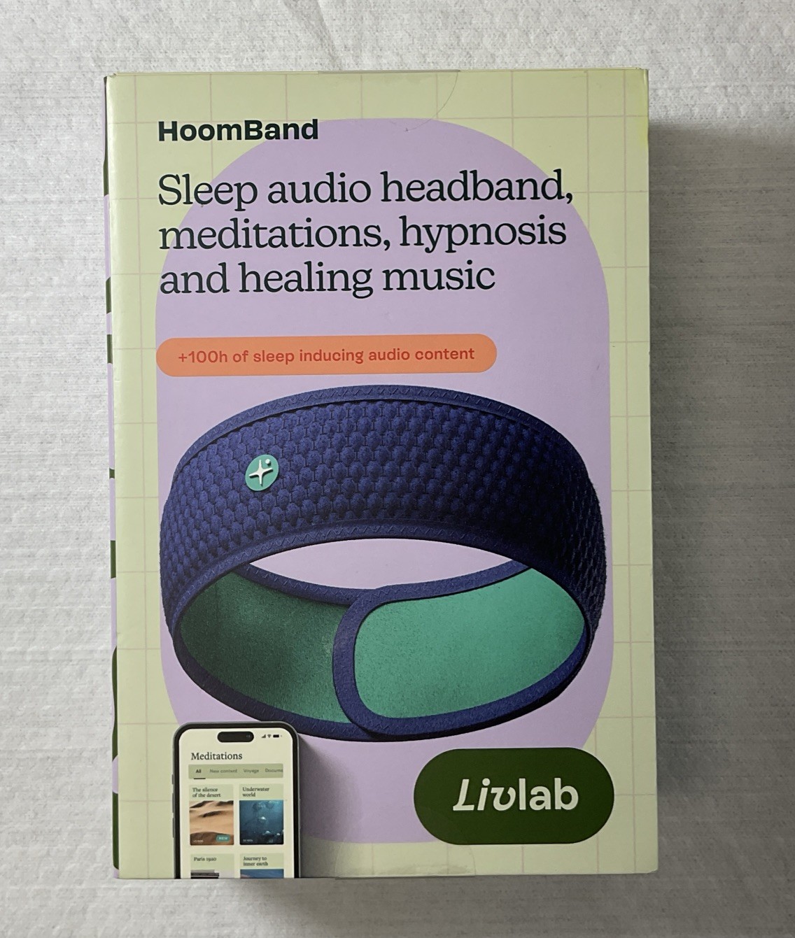HoomBand BT Sleep Audio Headband, Meditations, Hypnosis & Healing Music – NEW