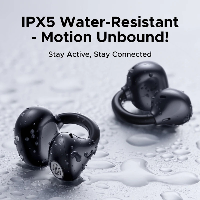 UGREEN ClipBuds Open Ear Wireless Headphones Bluetooth 6.0 with 4 Mic Clear Call