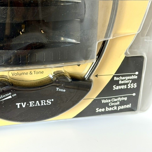 TV EARS 2.3 MHz Wireless Headset 2008 Hearing Aid Device FOR ANALOG TV ONLY