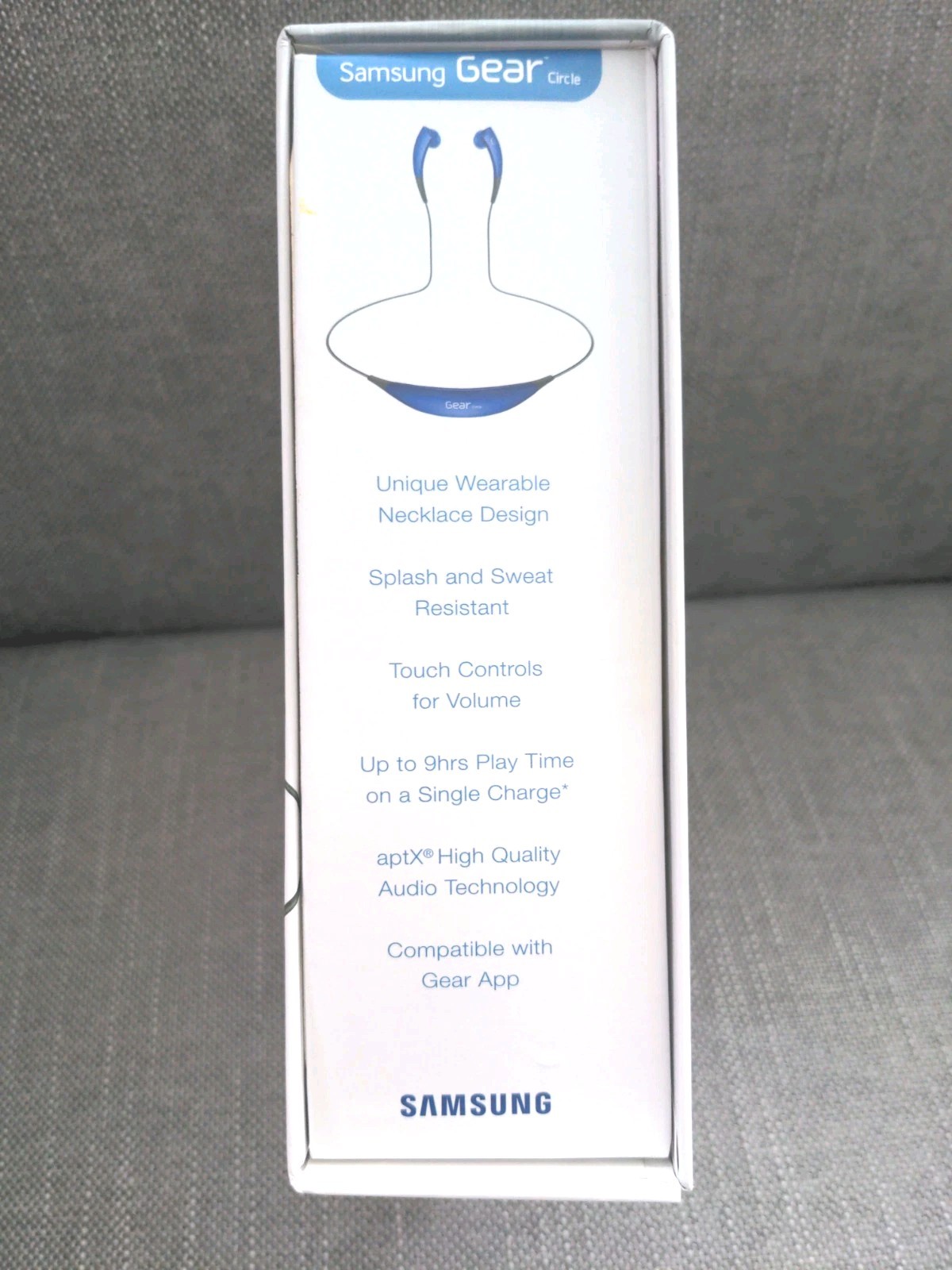 Samsung Gear Circle Bluetooth Wireless Neckband Headphones Blue Multipoint