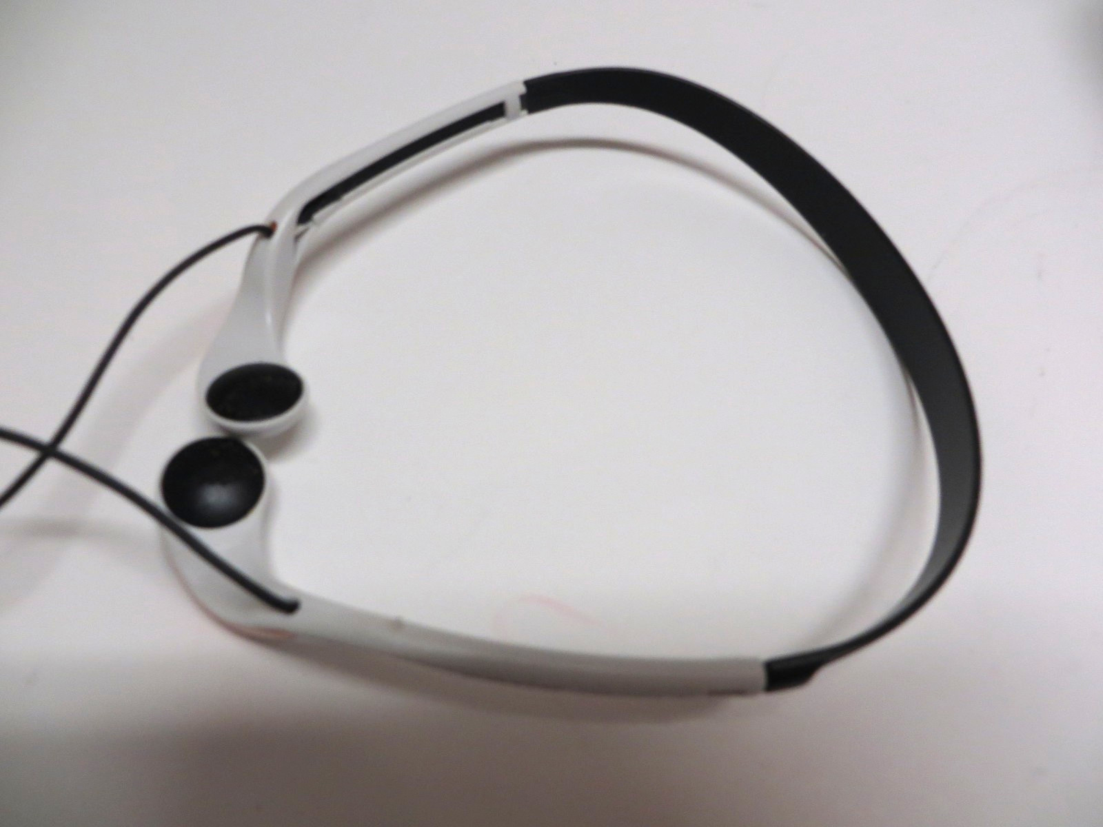 Sony MDR-W014 Sports Walkman White Orange In-Ear Headphones For Cassette Player