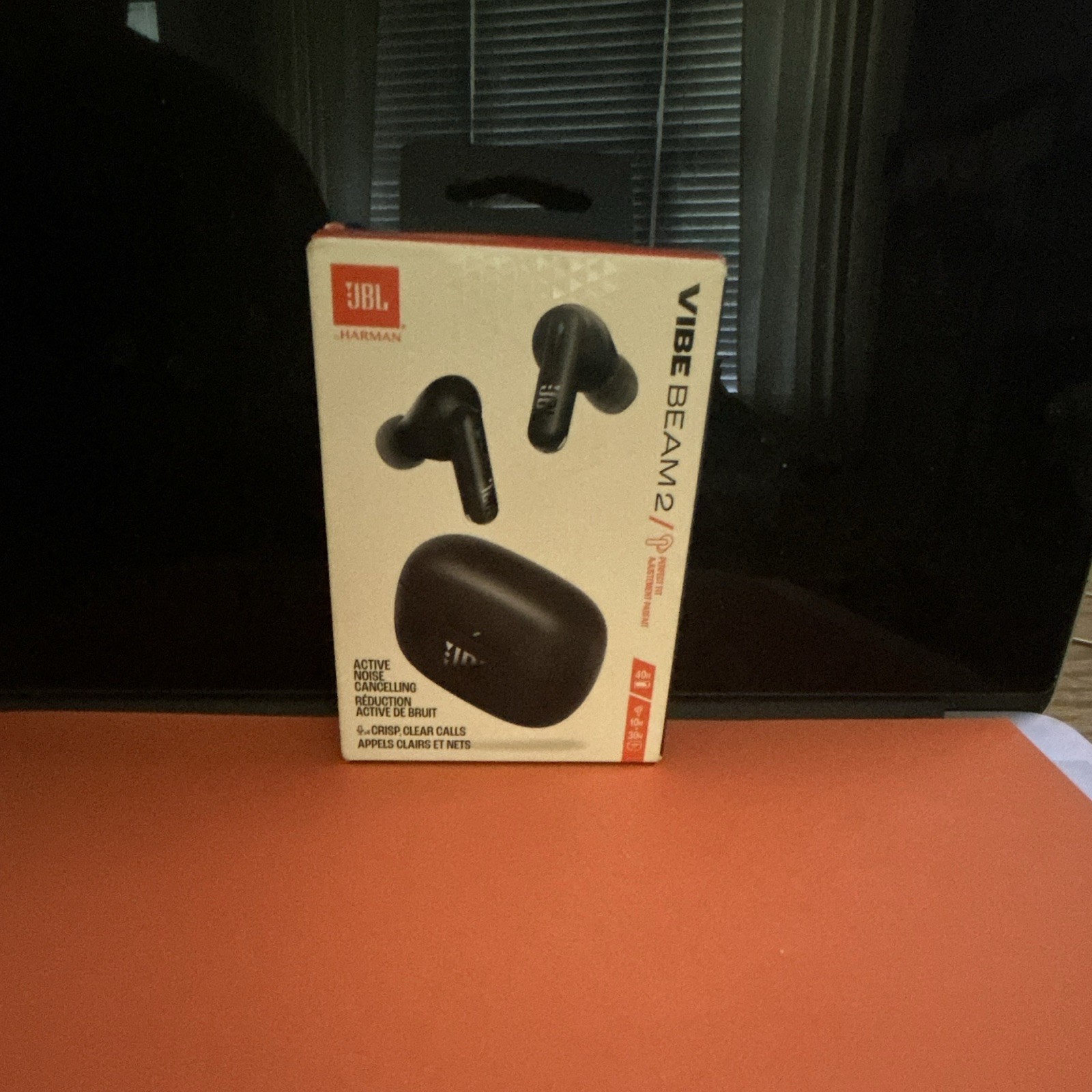 JBL Vibe Beam 2 True Wireless Bluetooth In-Ear Earbuds w/ ANC Mic Case Black