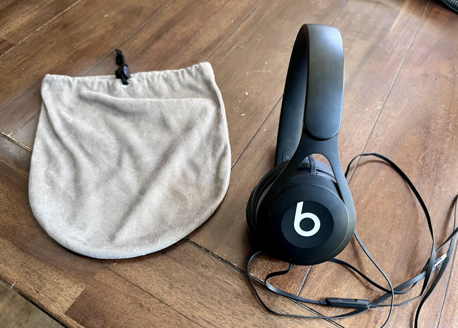 Beats EP Wired Headband On-Ear Headphones Black TESTED W/ Bag Fast Shipping