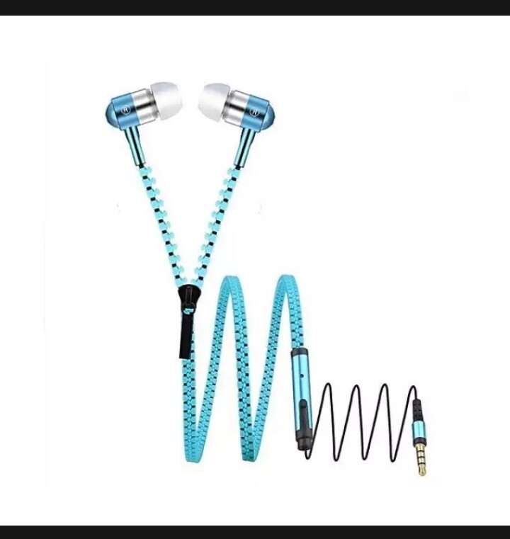 No Tangle, AMAZING ZIPPER EARPHONES with Mic, Earbud, 3.5mm jack. FREFREESHIP