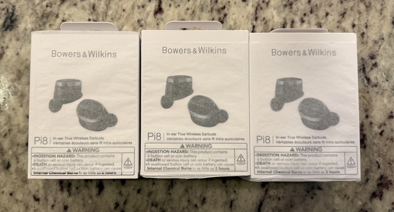 Bowers & Wilkins Pi8 Reference In Ear True Wireless Headphones Anthracite Black