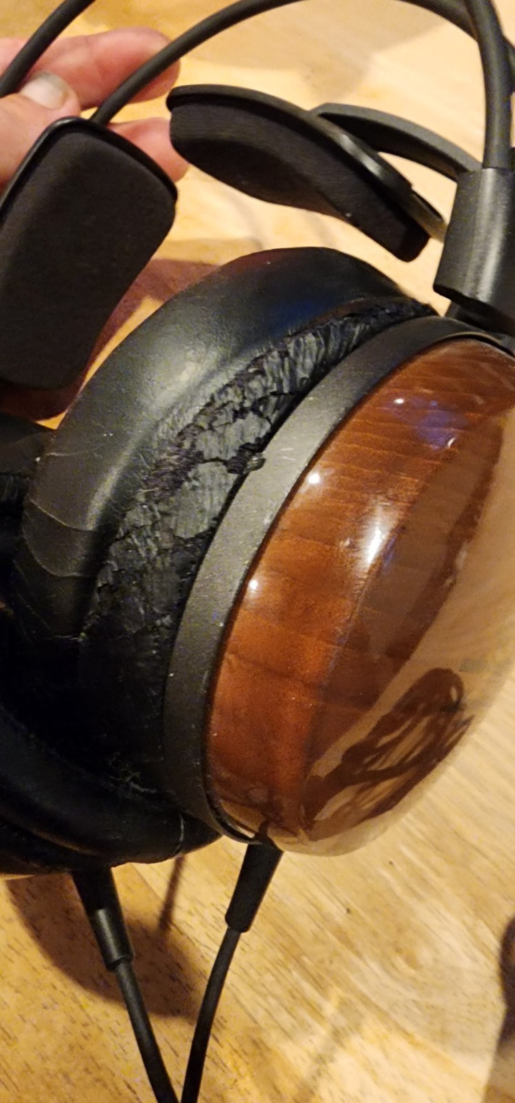 Audio Technica ATH-W1000Z Maestoso Teac Wood Headphones For Classical Music