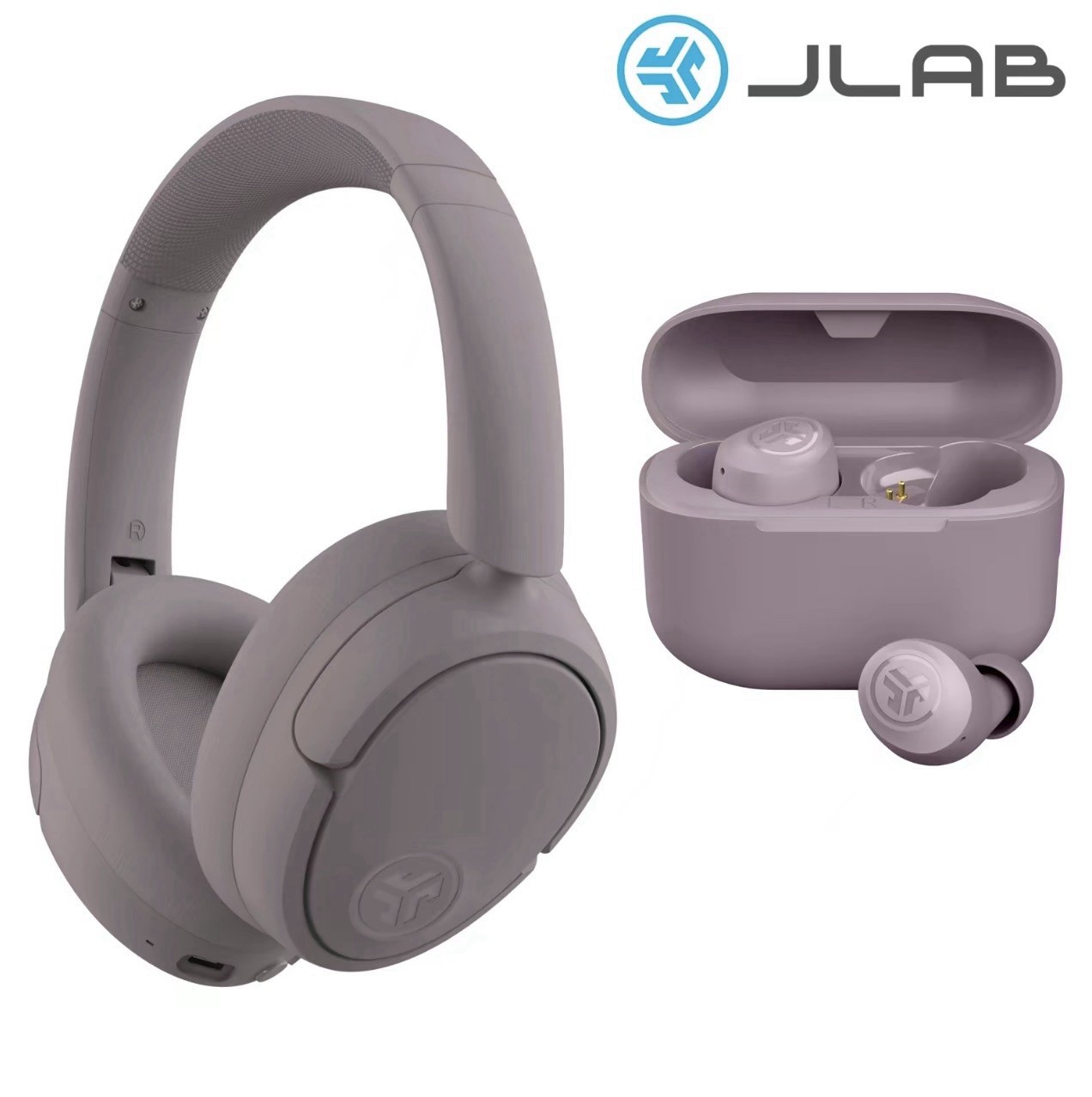 JBuds Lux ANC Headphones and GO POP+ Bluetooth Earbuds
