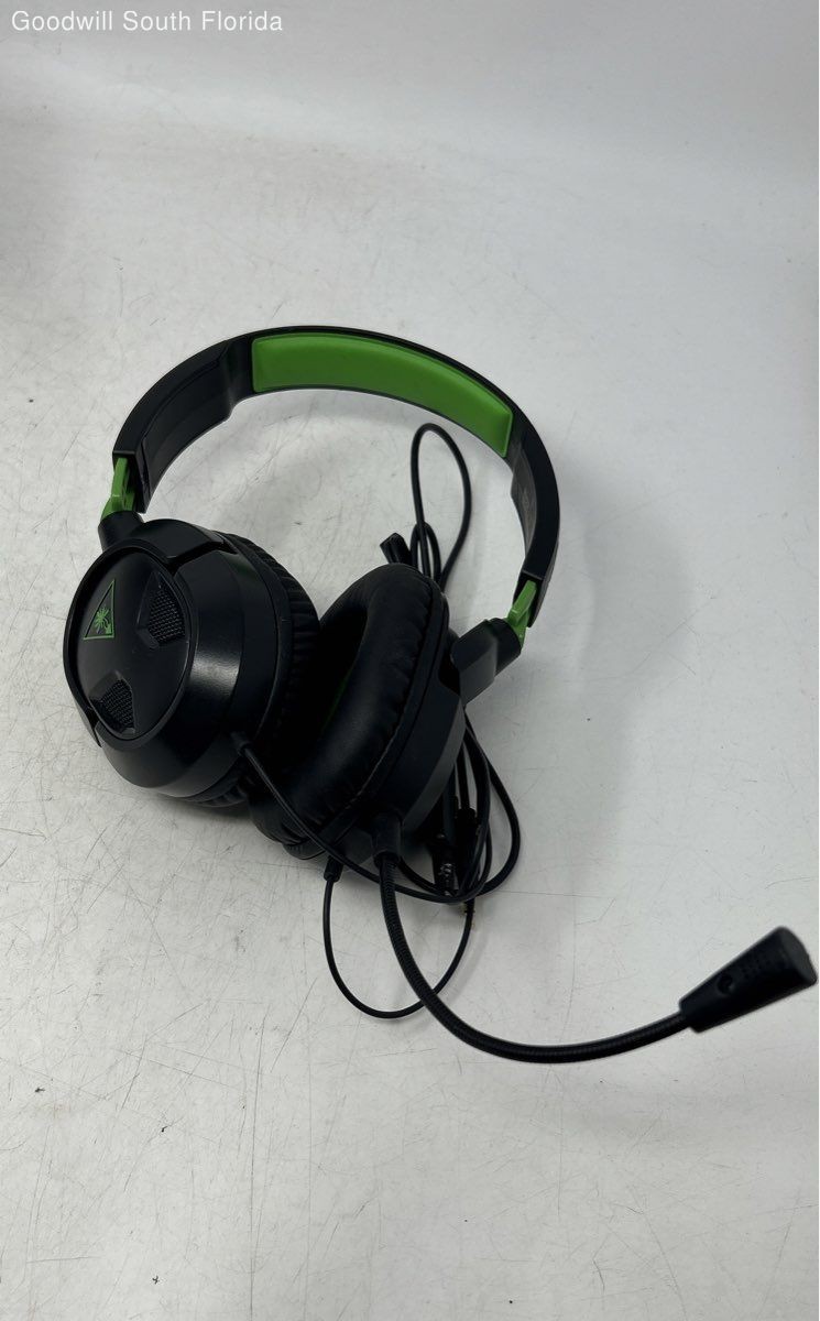 Turtle Beach Recon 50X Gaming Black Green Xbox PC PlayStation Headset Not Tested