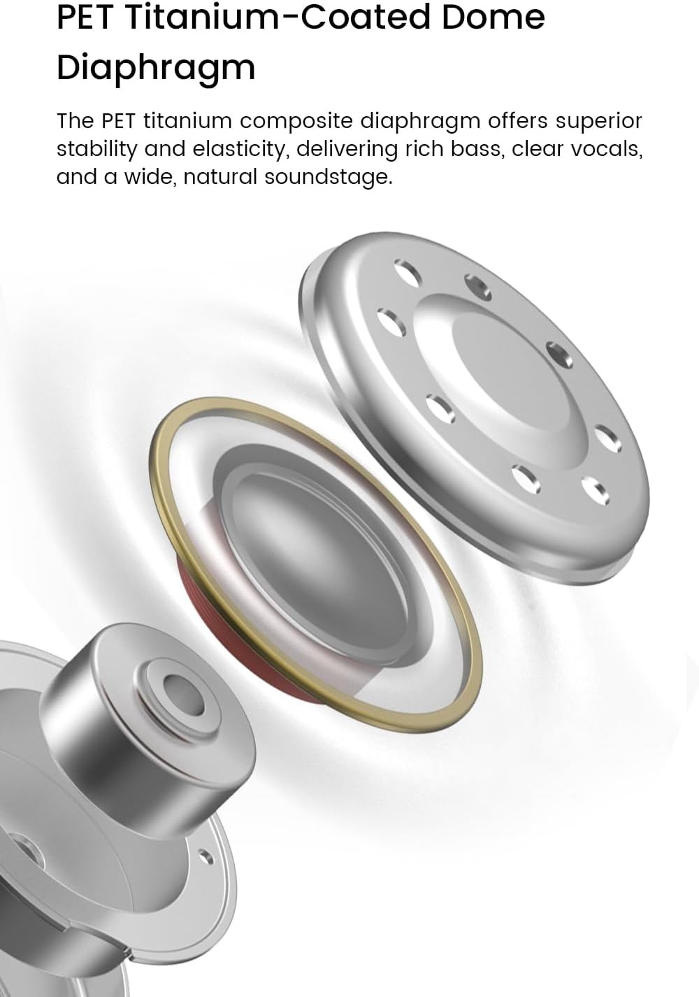 BUNNY Wired Gaming Earphones, Entry-Level HiFi IEM Earbuds with Mic-3.5mm | Bass