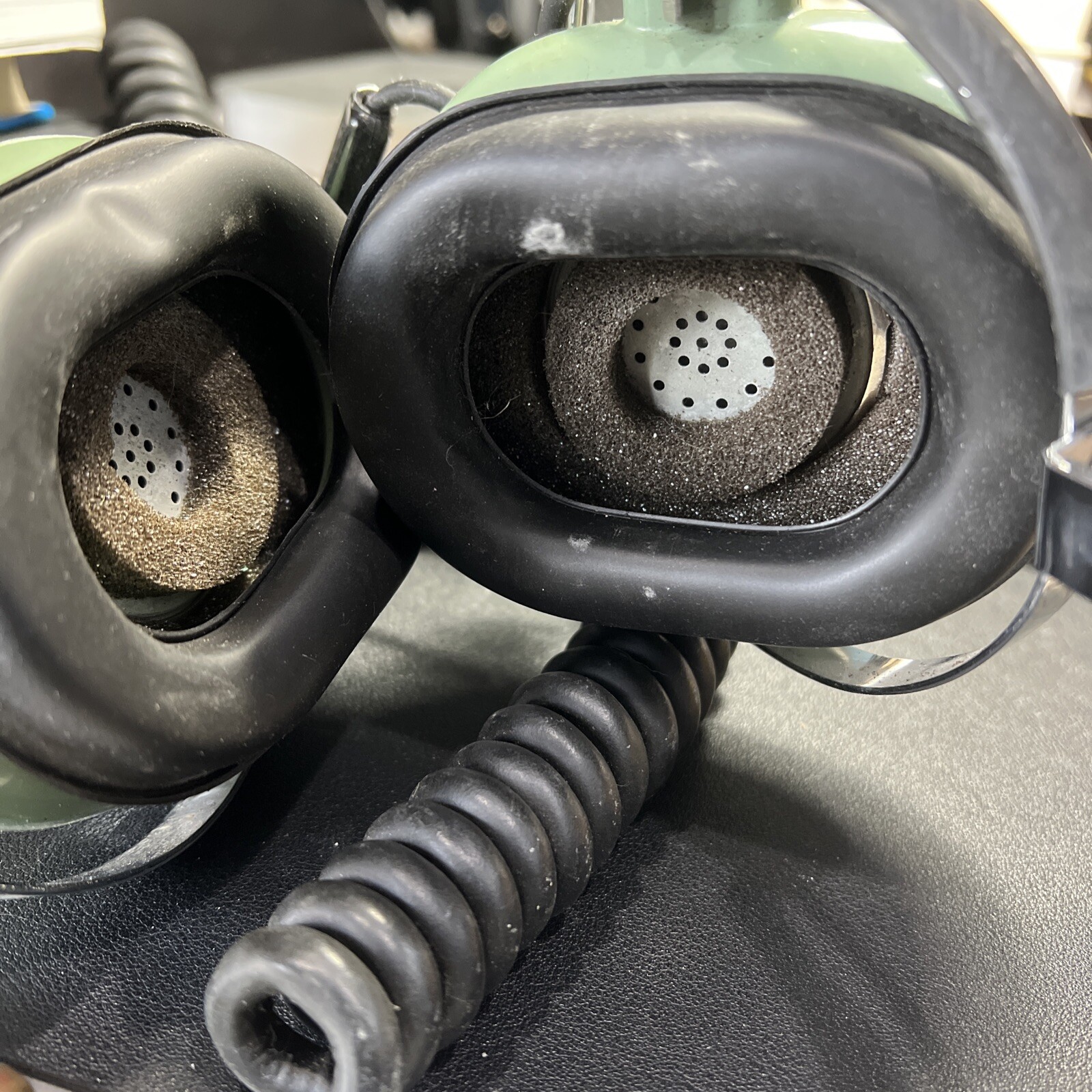 David Clark Headphones With Mic Boom Untested
