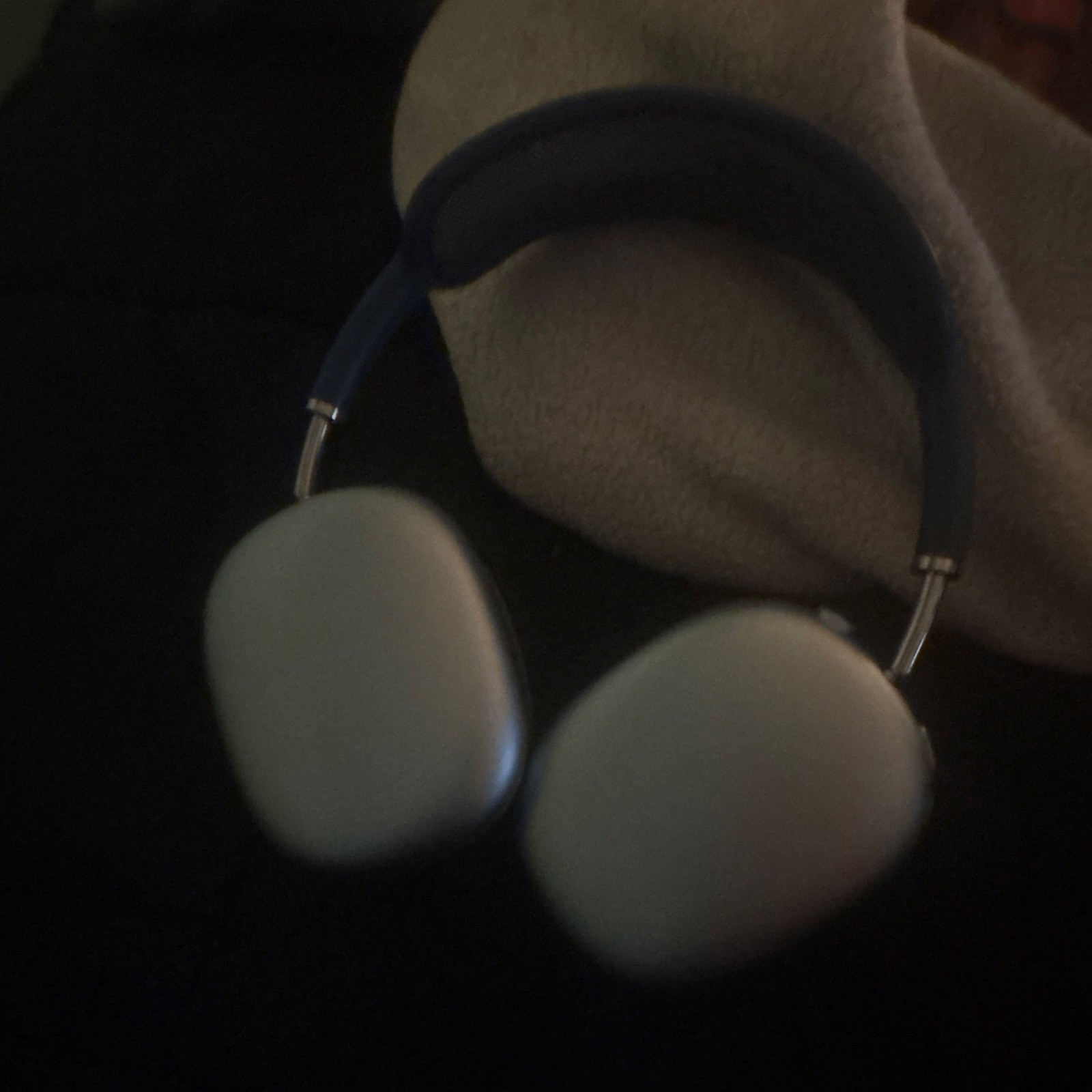 Apple AirPods Max Wireless Bluetooth Headphones blue color lightning cord