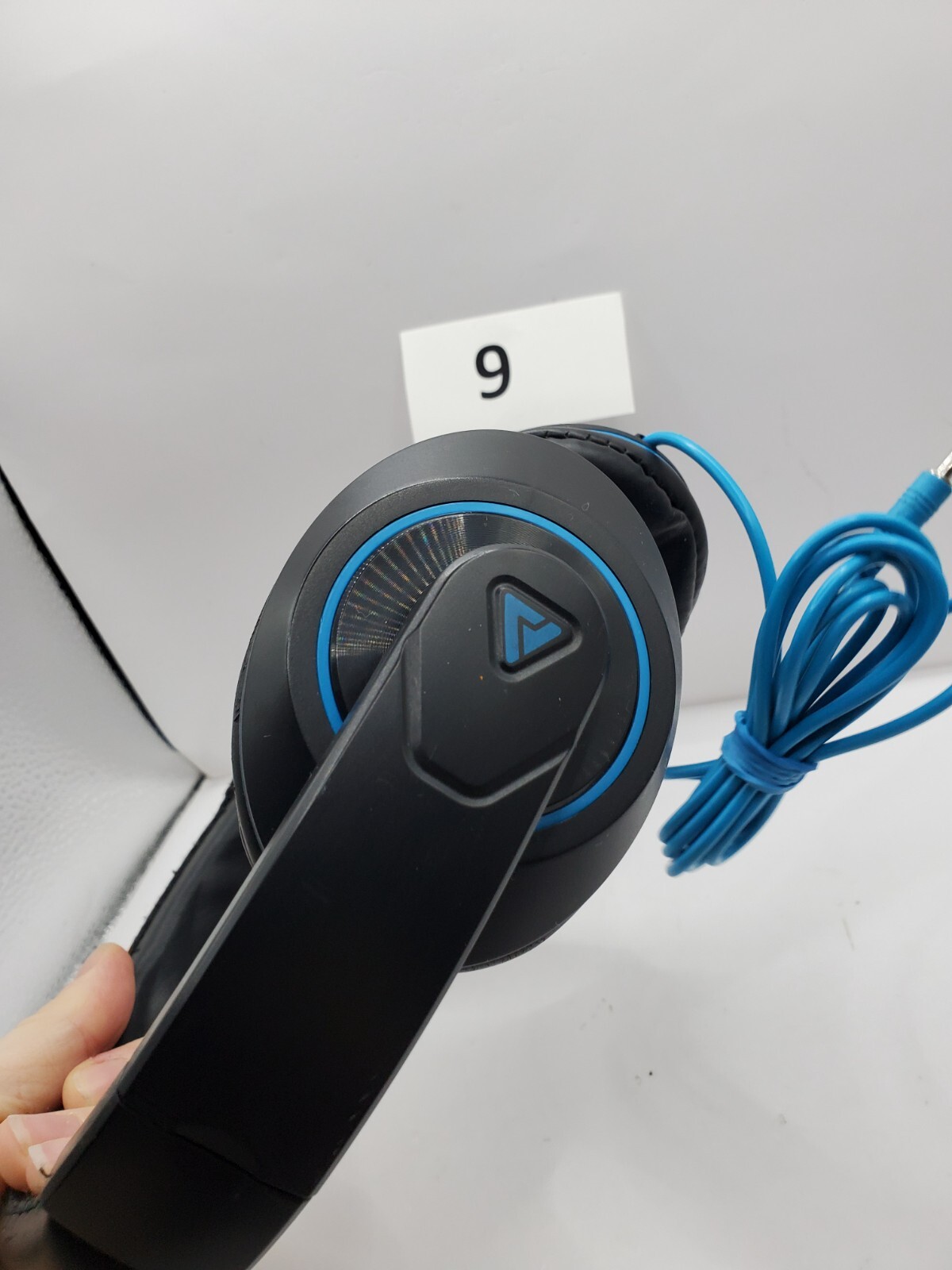 Rudeboyz Headphones RB Black Blue Audio Ear Cup Made In China Free Shipping