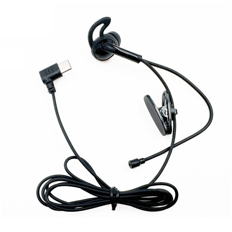 3.5mm/Type C Single Side In Ear Earphone Earbud Headsets for Mobile Phone PC