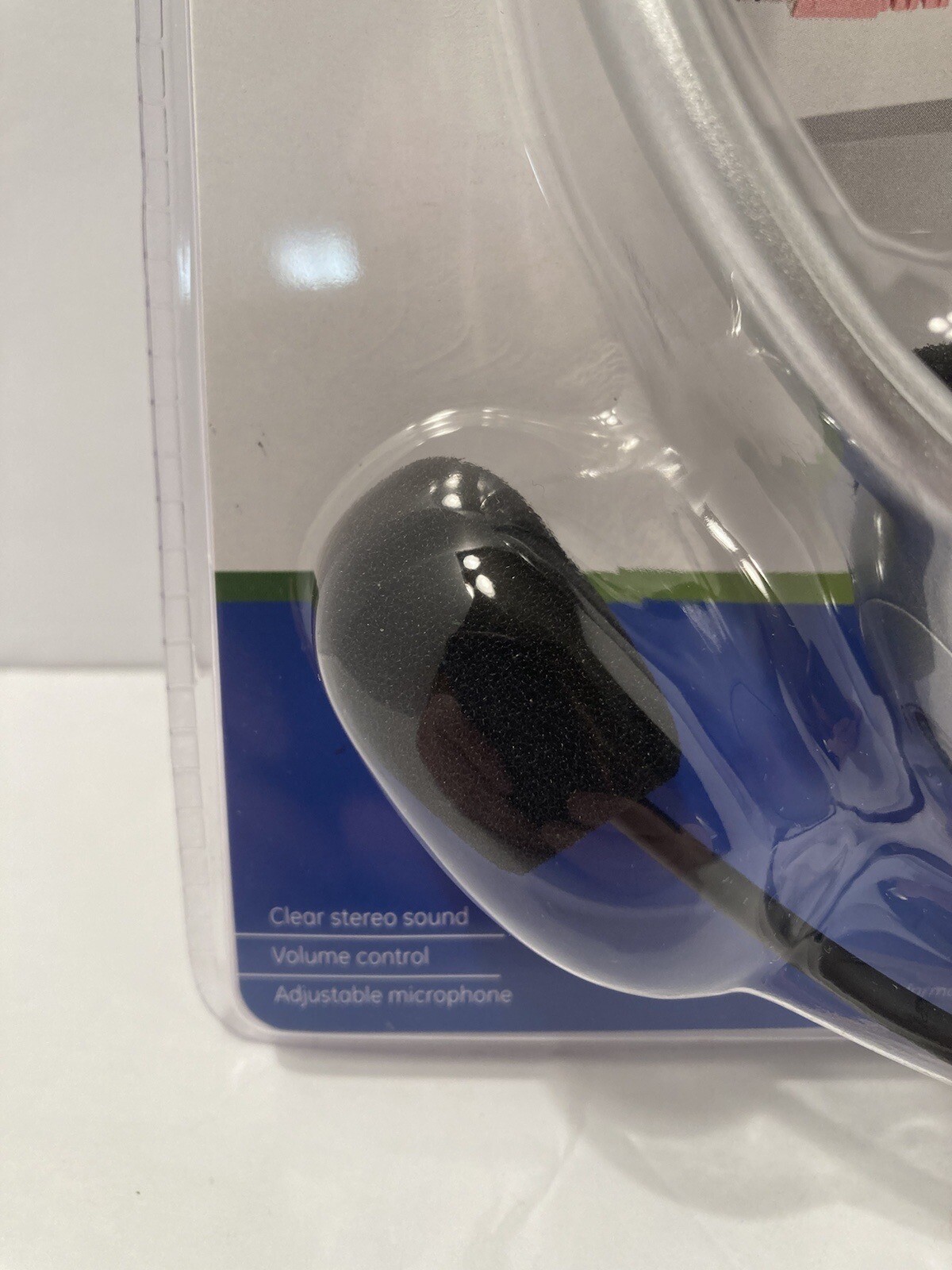ge universal all-in-one stereo headset new/sealed