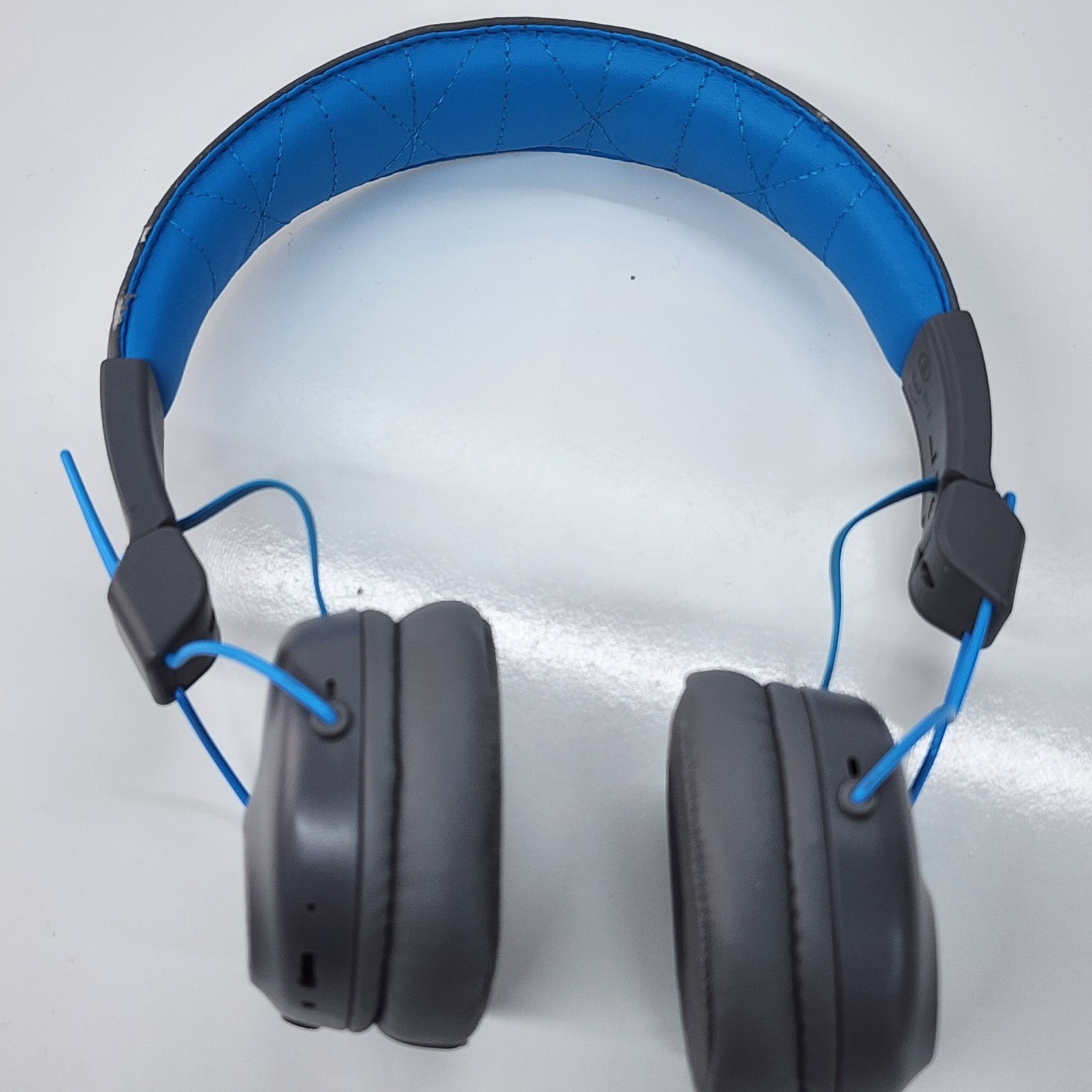 JLab Studio Wireless Bluetooth Headphones Blue On-Ear Tested No Charger