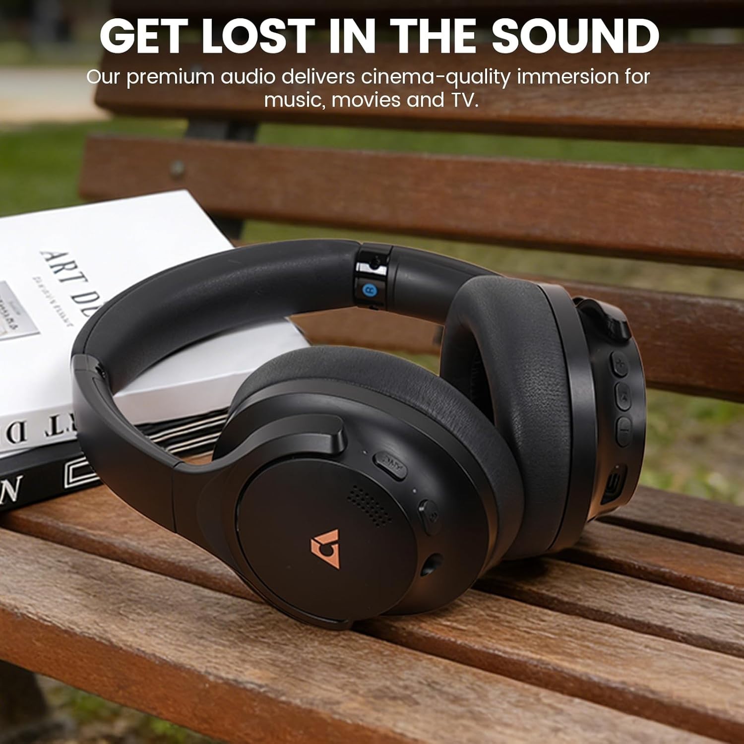 1Mii Y8+ Noise Cancelling Headphones Bluetooth 6.0, Wireless LDAC Hi-Res Audio