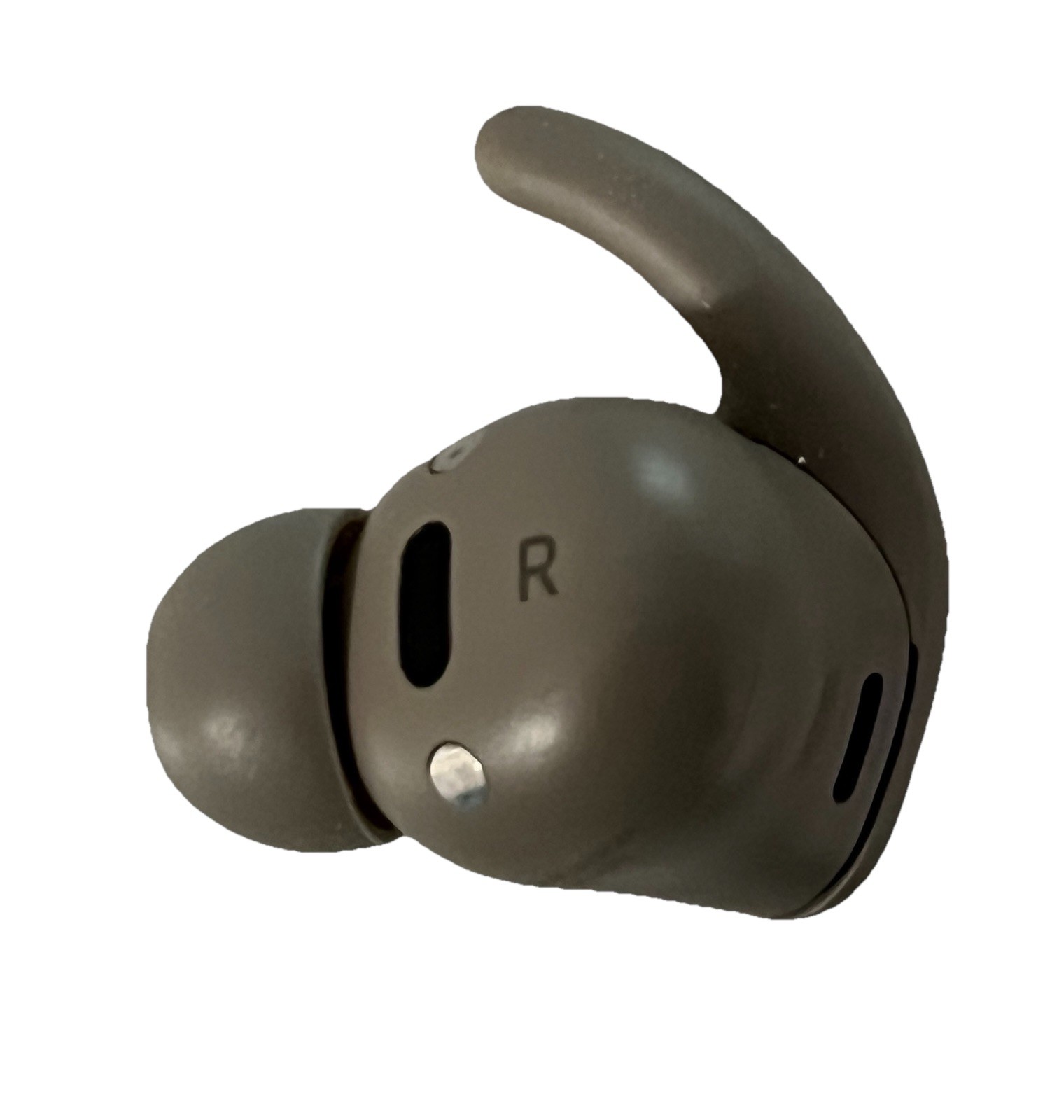 2025 Powerbeats Fit Replacement Gravel Gray Earbud Genuine OEM Right Side Only