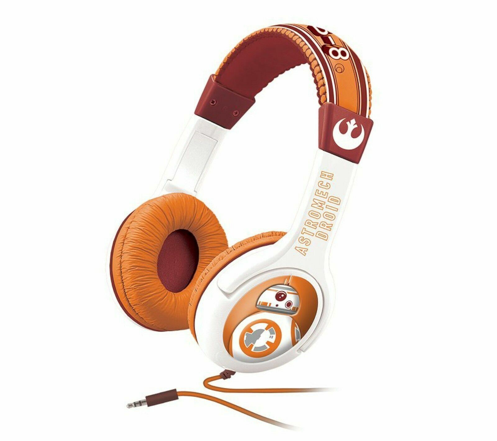 NEW OFFICIAL Disney eKids Star Wars Force Awakens BB-8 Headphones BB8 iHome kids