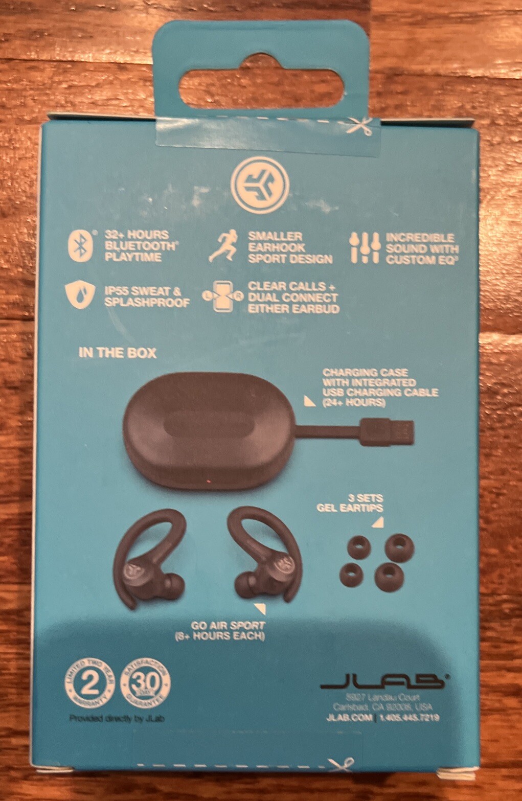 JLab GO Air Sport True Wireless Earbuds NEW, Gym & Work Out Headphones,Bluetooth
