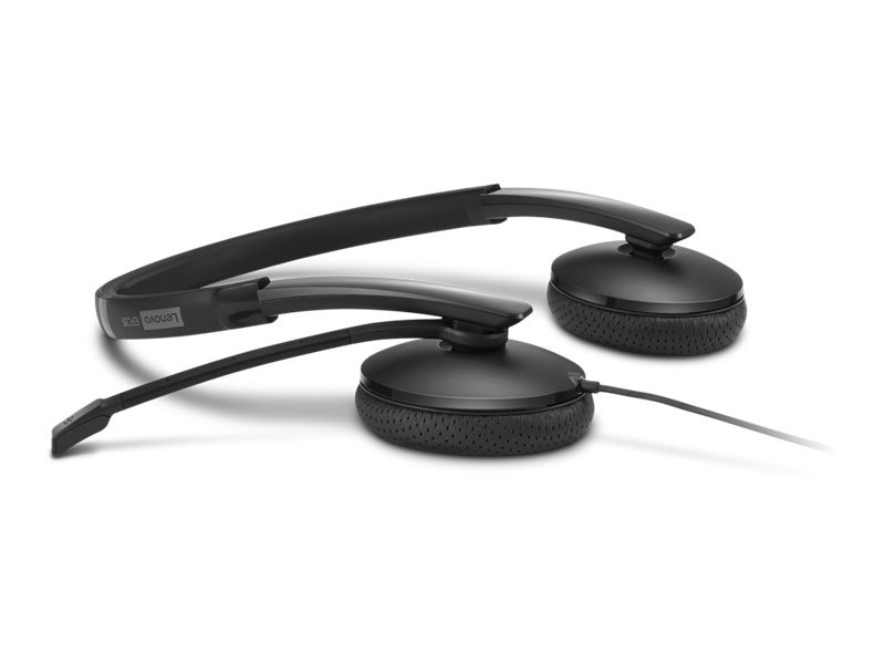 Lenovo 4XD1M45626 Wired 20 20000Hz 137g Earphone Black Wired VoIP Headset