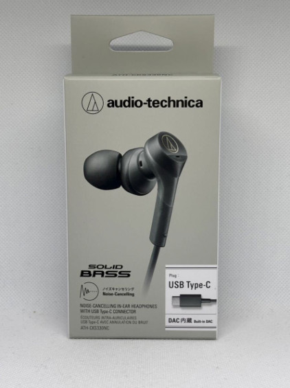 Audio-Technica ATH-CKS330NC BK Wired Earphones Type-C Noise-Canceling 1.2m Black