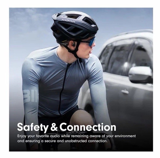 MRYTKY Bone Conduction Headphones,Open Ear Headphones Bluetooth5.4 with Mic