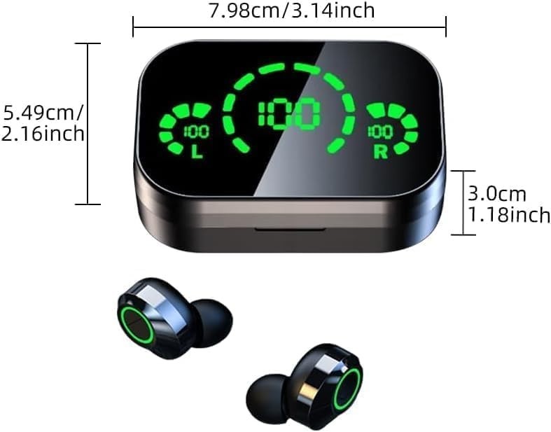 Real-Time Translator Earbuds – 144 Languages, Touch Control, Long Battery Life