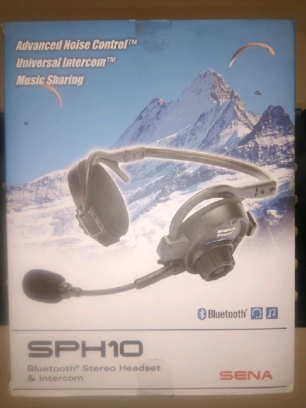 Sena SPH10 Outdoor Sports Bluetooth Helmetless Stereo Headset Black 2200 Ohms