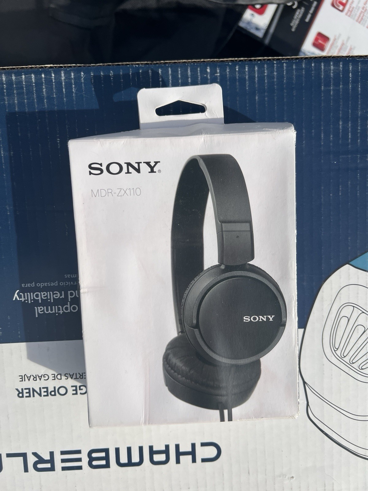 Sony MDR‑ZX110 Wired On‑Ear Headphones – Lightweight, Foldable, 30 mm Drivers